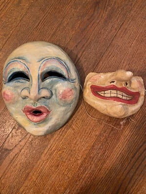 Masque Arrayed Vintage Collectible Masks (white Mask Is Sold) - Image 1 of 3