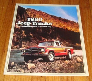 Original 1980 Jeep Truck Sales Brochure Catalog J-10 J-20 - Picture 1 of 2