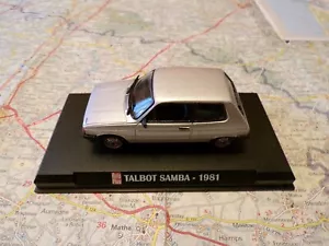 TALBOT Samba grise 1981 IXO pour Auto Plus 1/43 sur socle - Foto 1 di 4