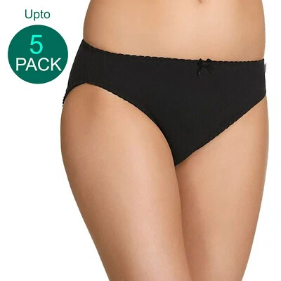 Bonds Hestia Heroes Hi Cut Womens Ladies Underwear Undies Panties Briefs Black - image 1 of 4