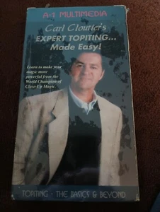 Topiting Made Easy Carl Cloutier's Expert VHS Video Tape Basic And Beyond Topit - Picture 1 of 2