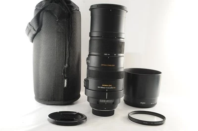 [Exc+5 w/ Hood] Sigma AF 150-500mm f/5-6.3 DG OS HSM APO Lens Nikon From Japan - Image 1 of 4
