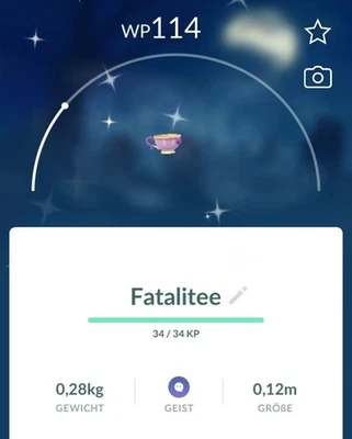  ✨#854 Shiny Fatalitee (Original Form) Pokémon Go✨ - Bild 1 von 2