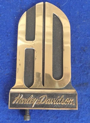 Genuine Harley Davidson HD Brass Medallion Sportster Dyna FXR Softail - Image 1 of 4