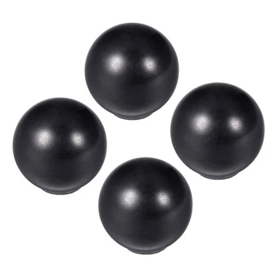 Ball Knobs, M5 Female Thread 16mm Diameter, Plastic Hand Screw Black, 4-Pieces - Image 1 of 4