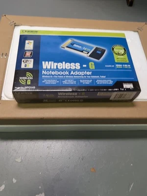 Linksys WPC54G Wireless G PCMCIA Adapter for Laptop Notebook Adaptor Card NEW - Image 1 of 4