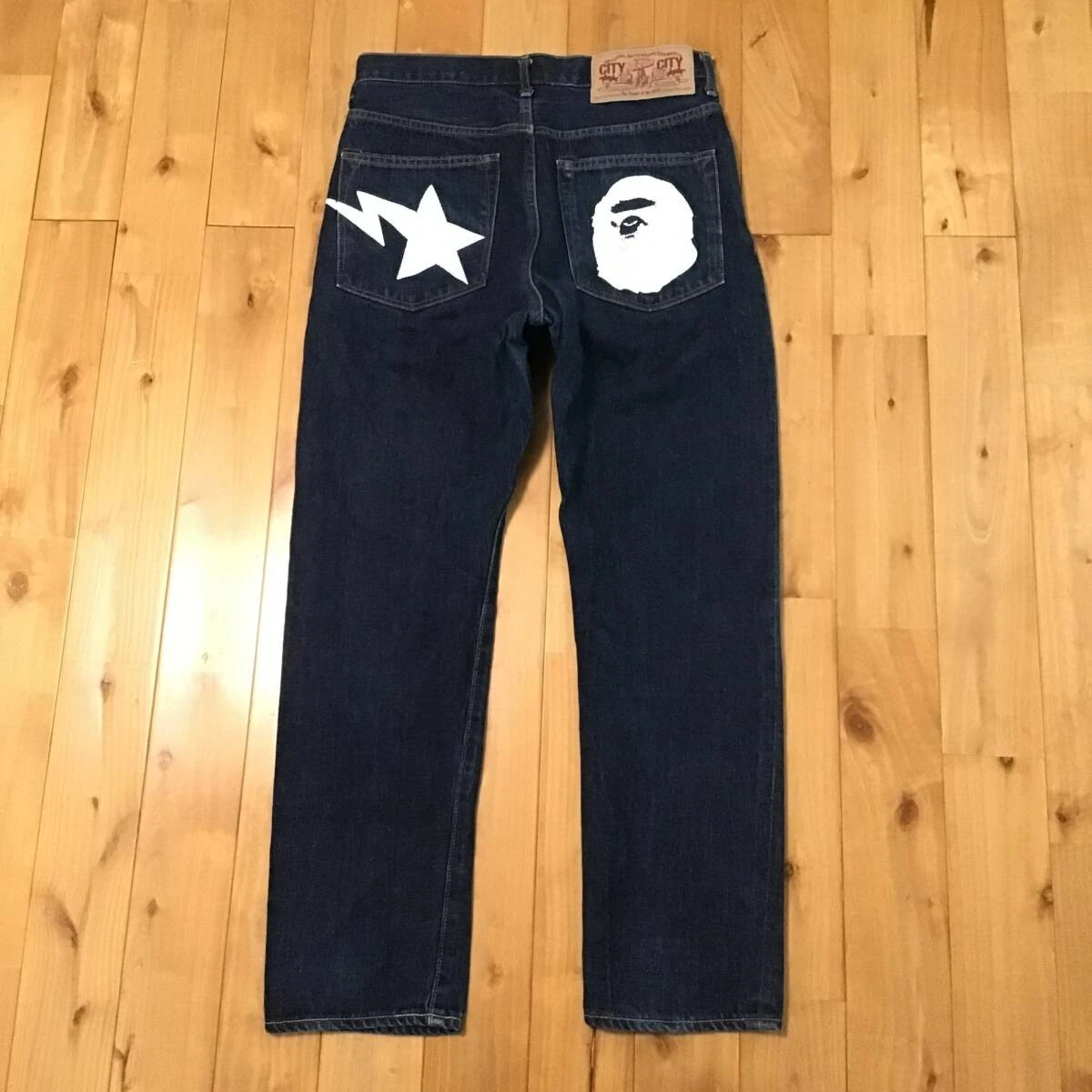 A Bathing Ape Denim Regular Size Pants for Men for sale | eBay