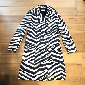 Emilio Pucci Zebra Print Half Raincoat Used 2504 - Picture 1 of 24
