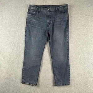 Levi’s 511 Mens Jeans W40 L32 Slim Fit Stretch Dark Wash Denim Straight Leg Grey - Photo 1 sur 12