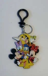 Portachiavi Walt Disney World Topolino Minnie Pippo Pluto Paperino PVC - Foto 1 di 5
