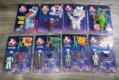 Real Ghostbusters Kenner Retro Completo Figura Conjunto De 8 Figuras Cardadas Nuevo Foto 1 de 4