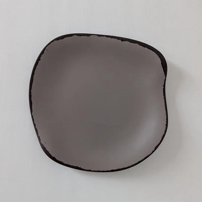 Vajilla de melamina Delfin - Plato de madera a la deriva rústico Marisol oblongo de 9" Foto 1 de 4