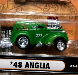 MUSCLE MACHINES 48 ANGLIA MR. POWER SHIFT - 1/64 1948 -- GRÜN - - Bild 1 von 2