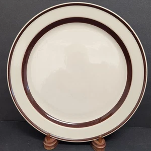 Orbit Brown by Sango 10 1/2" Dinner Plate - Picture 1 of 8