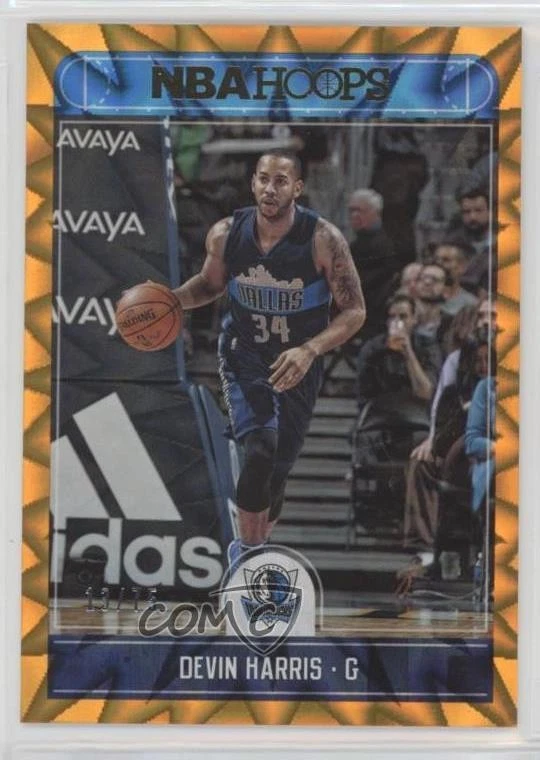 2017-18 Panini NBA Hoops Orange Explosion /75 Devin Harris #131 - Image 1 of 2