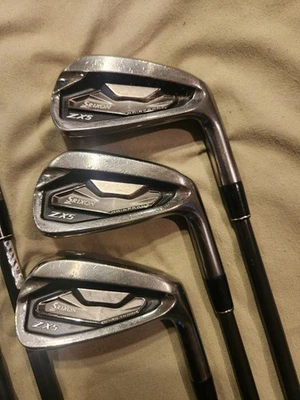 Srixon ZX5 MKII Limited Edition Iron Set W/KBS Tour CT Lite Graphite Shafts 5-PW - Image 1 of 4