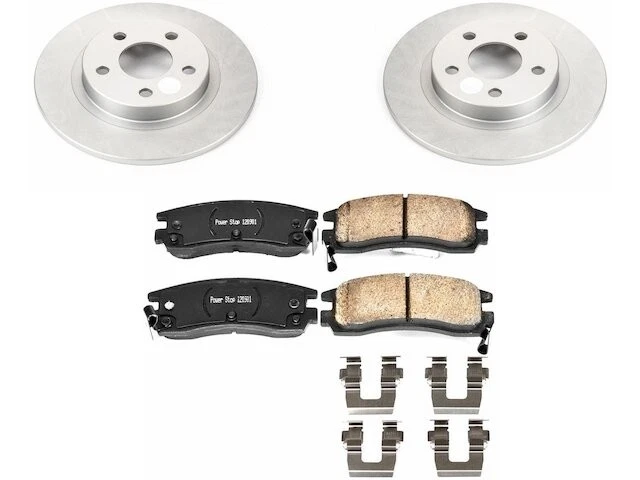 Kit de pastillas de freno trasero y rotor 64YMCV28 para Pontiac Bonneville 2004 2005 Foto 1 de 1