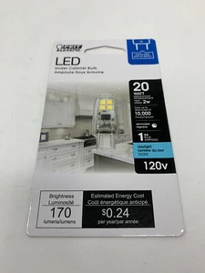 1 Packung FEIT Electric G8 LED Leuchtmittel 10.000 Stunden 20 Watt Äquivalenz - Bild 1 von 2