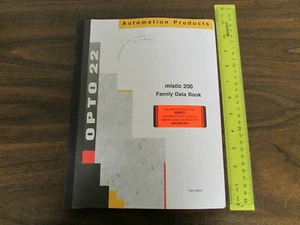 Opto 22 mistic-200 Family Data Book Catalog 140pp 1990s - Picture 1 of 1