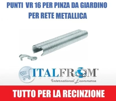 Punti Zincati VR16 per Pinza da Giardino per Rete Metallica - Italfrom