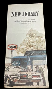 Map Texaco New Jersey State ephemera Gas Station Travel ~BR16 vtg  1975 Ephemera - Picture 1 of 8
