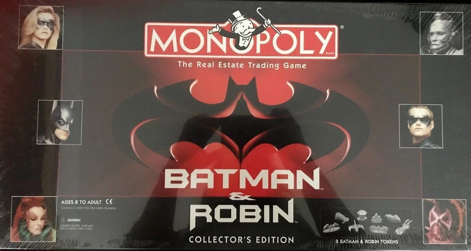 Juego de Mesa Monopoly Edición Batman & Robin Repuestos y Piezas 1997 Foto 1 de 1