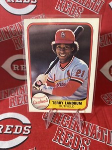 1981 Fleer Terry Landrum #539 Rookie RC