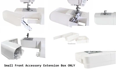 Accessory Extension Box (Small white front box) to fit a Janome Machines Only