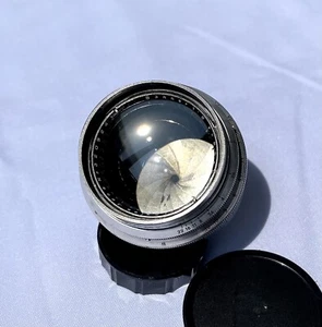 Rare! Carl Zeiss Jena Sonnar 2/85 Red T M42 Mount S/N 3209241 - Picture 1 of 10