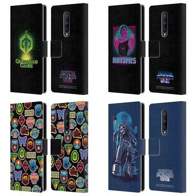 OFFICIAL READY PLAYER ONE GRAPHICS LEATHER BOOK WALLET CASE FOR ONEPLUS PHONES - Image 1 of 4