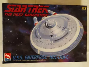 STAR TREK - AMT ERTL -U.S.S. ENTERPRISE NCC-1701-C THE NEXT GENERATION MODEL KIT - Bild 1 von 7
