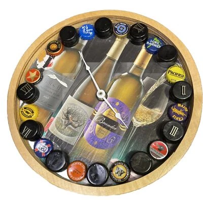 Takane Cuarzo Tapa Botella Reloj Pared Decoración (Decoración Hombre Cueva) Foto 1 de 4