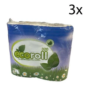 ECO TOILET ROLLS - 3 packs - 12 rolls Motorhome Caravan Camper Boat luxury soft - Picture 1 of 1