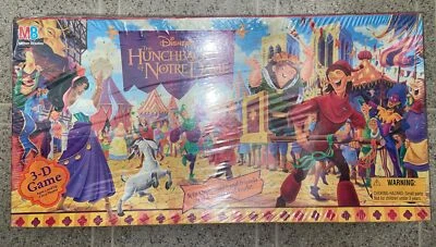 Juego de Mesa Disney's Hunchback of Notre Dame 3D Milton Bradley Nuevo de Lote Antiguo Sellado EE. UU. Foto 1 de 2