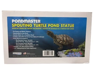 Danner Pondmaster Spouting Turtle Pond Statue Fountain Spitter Aerates Water - Picture 1 of 3