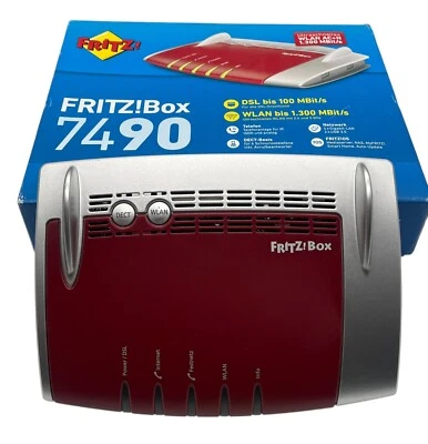 AVM FRITZ!Box 7490 1300 Mbps Wireless N Router (20002584) FRITZBox OVP - Bild 1 von 3