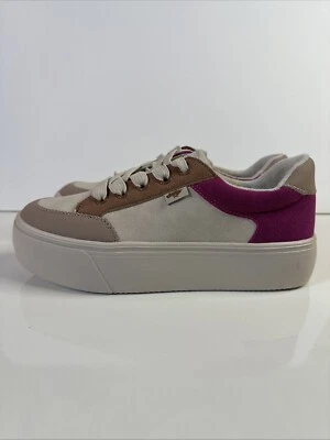 Rocket Dog Flame Women's Platform Sneaker Size 9.5 Cream Tan Pink - Image 1 of 4
