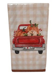 Hello Harvest Guest Napkins 16 Ct 3 Ply Thanksgiving Fall Autumn Party Tableware - Picture 1 of 1