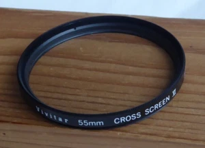 Vivitar Cross Screen VI Camera Lens Filter 55mm Japan Boxed - Picture 1 of 4