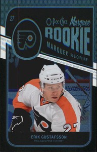 2011-12 (FLYERS) O-Pee-Chee Black Rainbow #561 Erik Gustafsson/100