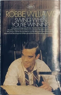 Robbie Williams –Swing When You're Winning (2001) CASSETTE "Made in Türkiye" New - Image 1 of 2