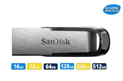 Sandisk Ultra Flair 32GB 64GB 128GB 256GB 512GB USB 3.0 Bulk Flash Drive lot - Image 1 of 4