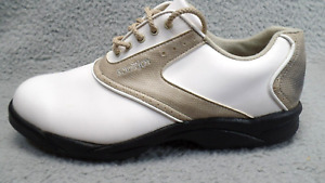 FootJoy GreenJoys  sz 9M White/Beige Leather Golf Shoes