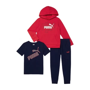 PUMA Little Boys 3-pc. Pant Set Size 4 Medium Red - Picture 1 of 5