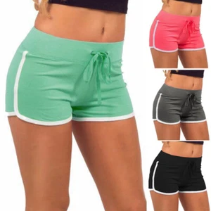 Women's Sexy Booty Shorts Yoga Sports Shorts Gym Fitness Hot Pants Beachwear - Picture 1 of 19