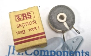 RS SECCIÓN VINTAGE RARA RESISTENCIA 100R (100 Ohm) J / 0.3 amp - Imagen 1 de 3