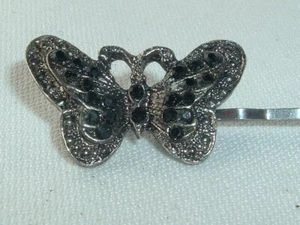VINTAGE BUTTERFLY BOBBY PIN HAIR UP DO ACCESSORY  - Picture 1 of 3