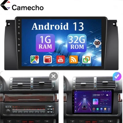 9" Autoradio Android Für BMW E39 E38 5er 7er BLuetooth GPS SAT Navi WIFI USB RDS - Bild 1 von 4