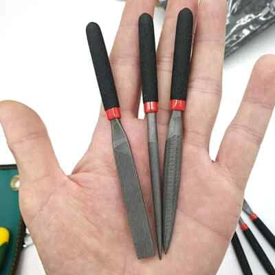 Steel Files Needle Flat File Carving Craft Needle Filing Woodworking Hand Tool - Image 1 of 4