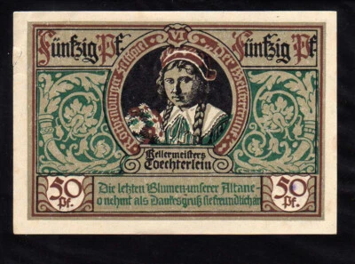 ROTHENBURG - GERMANY NOTGELD  -  50 PFENNIG - Image 1 of 2